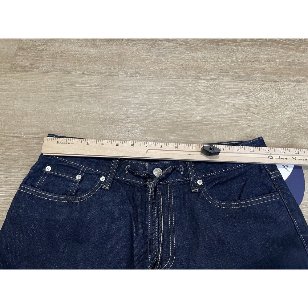NWT Scoop Relaxed Low Slung Wide Leg Jeans Size 4 Dark Wash Festival Y2K - Picture 6 of 9